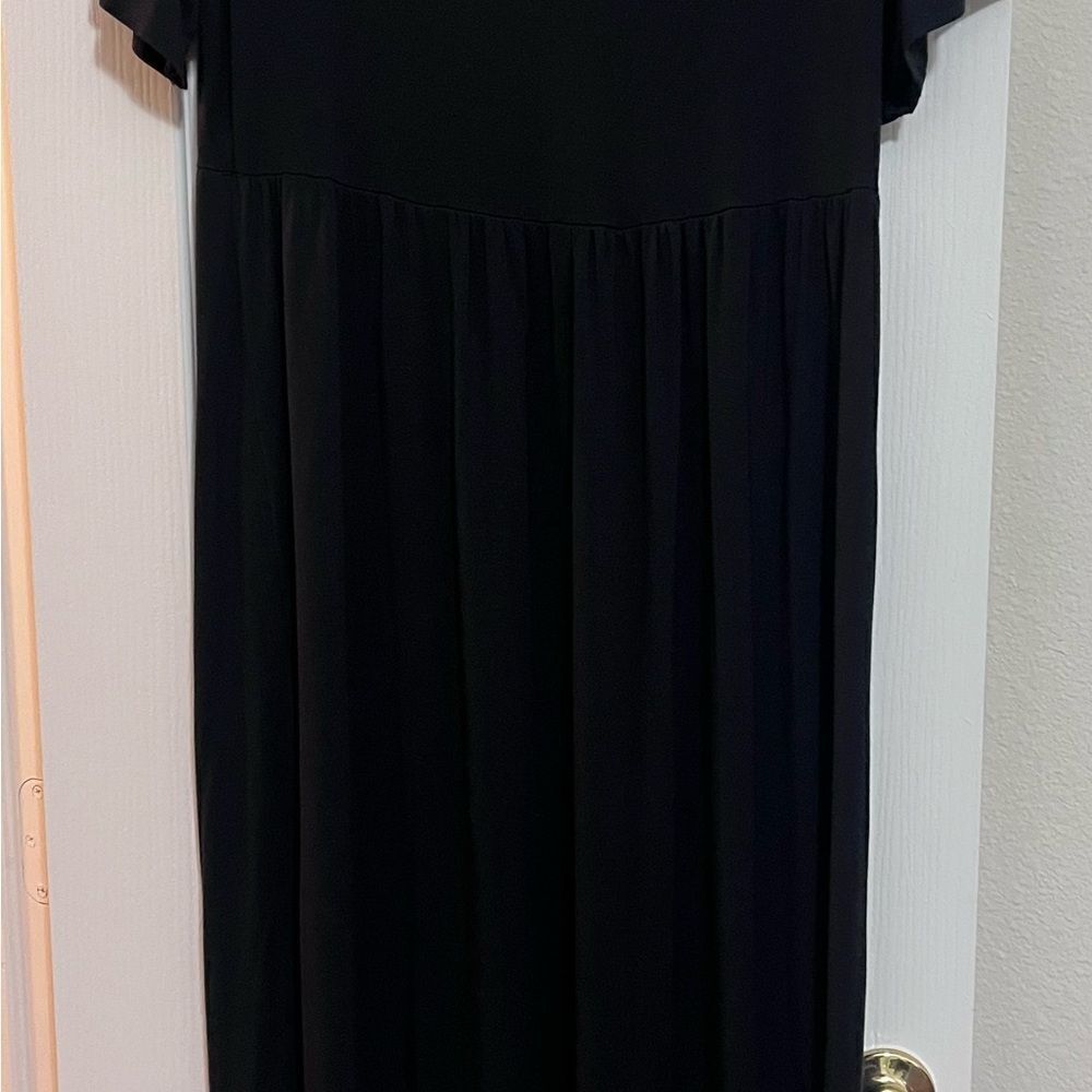 Kohl’s maternity a:glow black maxi dress - Picture 5 of 5